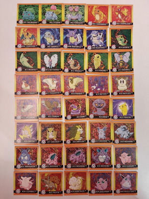 Pokemon collectible stickers pack of 150 like new