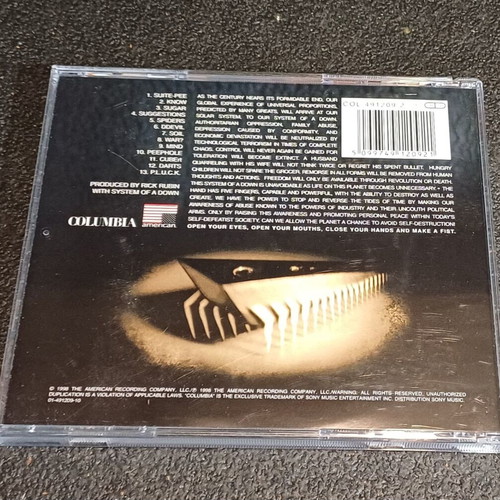 System Of A Down CD used, Alternative Metal, Nu Metal