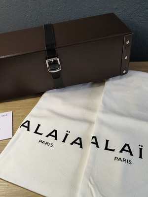 ALAIA Paris leather shoe box and dustbags used