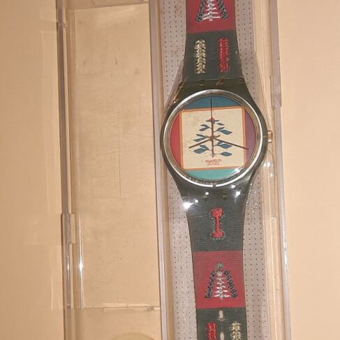 Olympic watch Atlanta 1996 NOC used with embroidered strap
