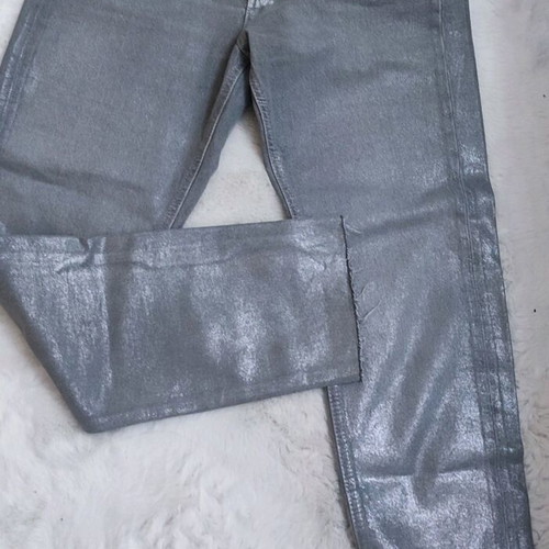 Denim pants gray silver Zara new, size 40