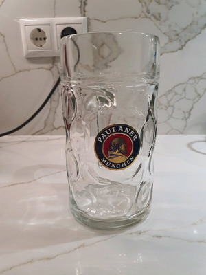 Paulaner München 1L beer glass like new