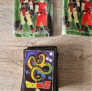 42 παιχνίδι με καρτες dragon ball δεκαετίας 90 με δια φακελάκια