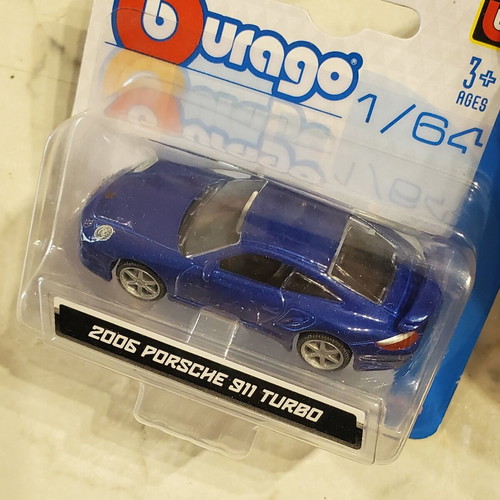 Burago 2006 Porsche 911 Turbo παιδικό αυτοκίνητο, σφραγισμένο