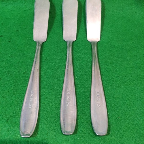 Xenia dessert serving knives set of 3 used Afentakis Rostfrei