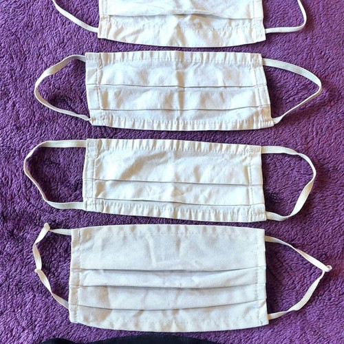 Set of 7 washable fabric masks