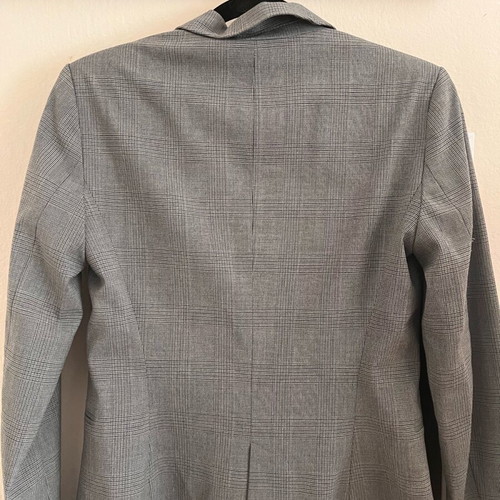 Zara gray checked jacket like new, size XS