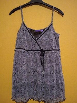 Mexx sleeveless top XL new, black and multicolor with adjustable straps