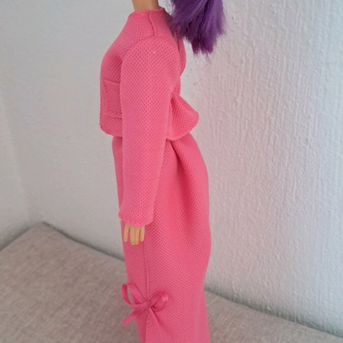 Barbie doll with handmade clothes new