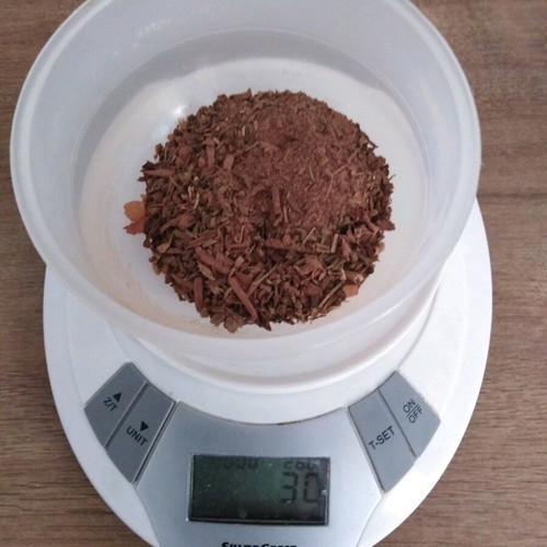 Powdered incense new, handmade with herbs and frankincense 30 gr