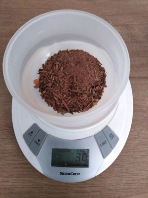 Powdered incense new, handmade with herbs and frankincense 30 gr