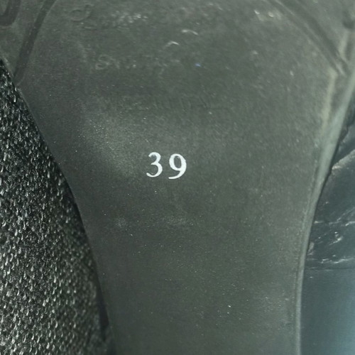 Galleria di Scarpe leather women's ankle boots like new, black, size 39