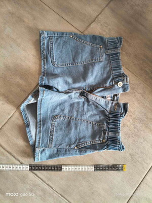 Blue shorts for 13-year-old girl like new, size S