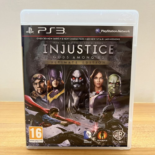 Injustice Gods Among Us Ultimate Edition PS3 game like new
