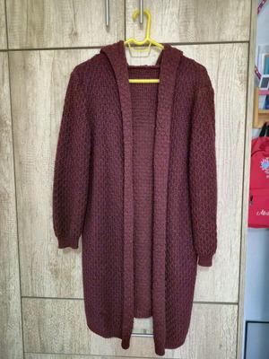 Knitted women's cardigan one size used