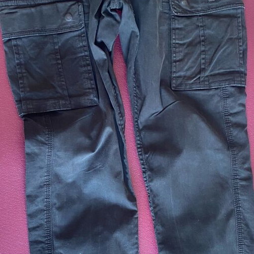 Funky Buddha men's cargo pants black like new, size 30