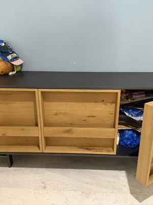 Wooden entry buffet used