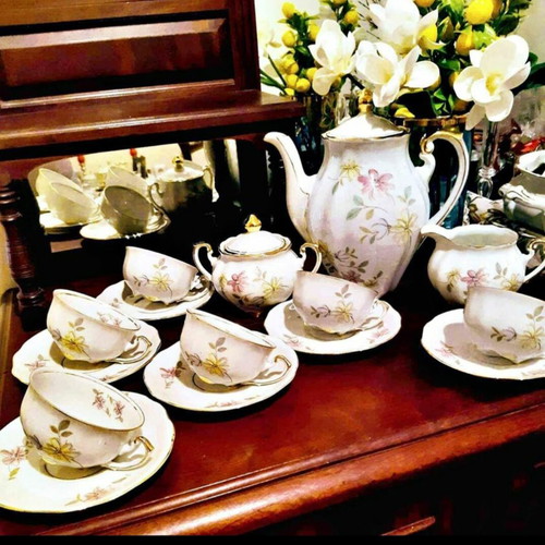 Cmielow porcelain coffee-tea set like new, antique
