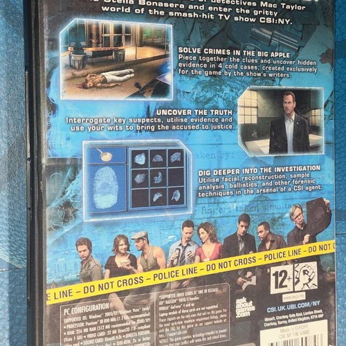 CSI:NY The Game PC DVD ROM like new