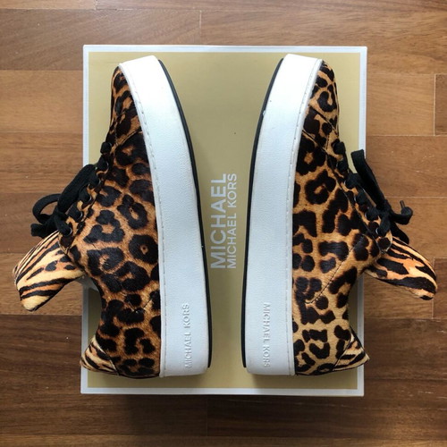 Michael Michael Kors Mindy leopard print sneakers like new, size 39 EU