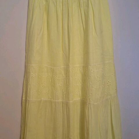 Garden dress yellow summer like new, size S