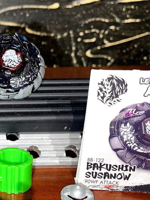 Hasbro Tomy Beyblade Bakushin Susanow 90WF B-122 Metal Masters used