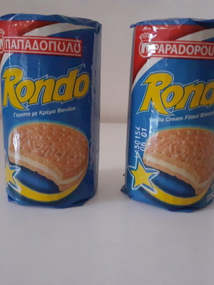 Μπισκότα Rondo Παπαδοπούλου καινούργια, σετ δύο
