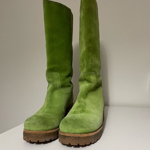Fratelli Karida leather boot like new, size 37, green