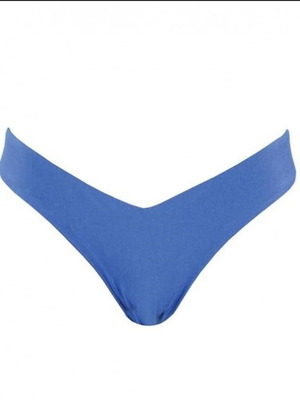 Μαγιό V Slip shiny Everblue καινούργιο, μπλε