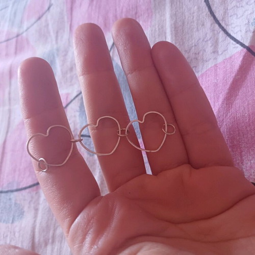Hearts for necklace or bracelet new