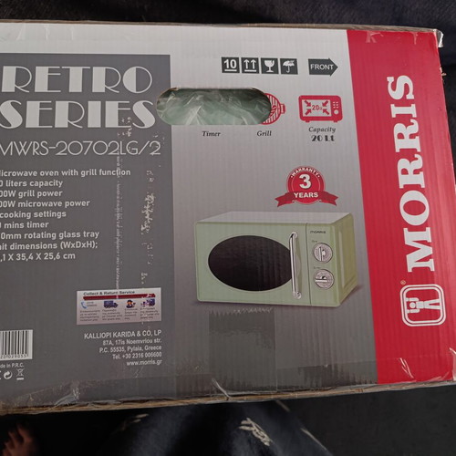 Morris Retro Green Microwave Oven MWRS-2070LG new
