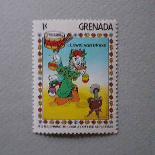 Grenada Walt Disney It's Beginning to Look a Lot Like Christmas Stamps Set 6 new