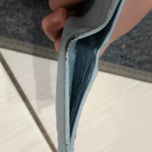 Prada wallet turquoise saffiano leather like new