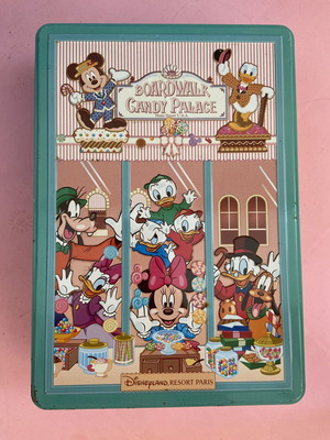 Disneyland Paris metal collectible box used