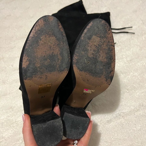 Elta black boots used, size 37