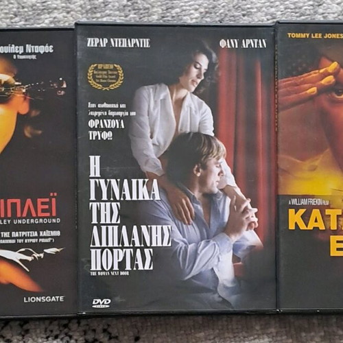 Twelve action DVDs used with subtitles