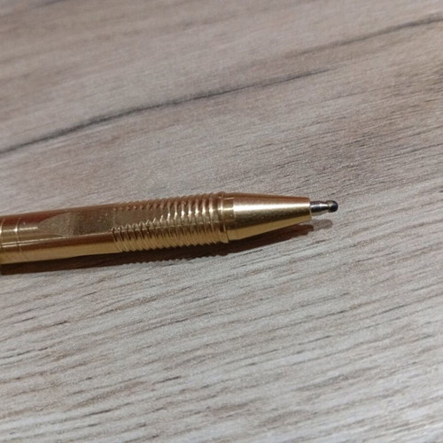 Mini pen keychain new, made of brass