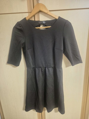 Little Black Dress with Open Back and Bow, like new, size M