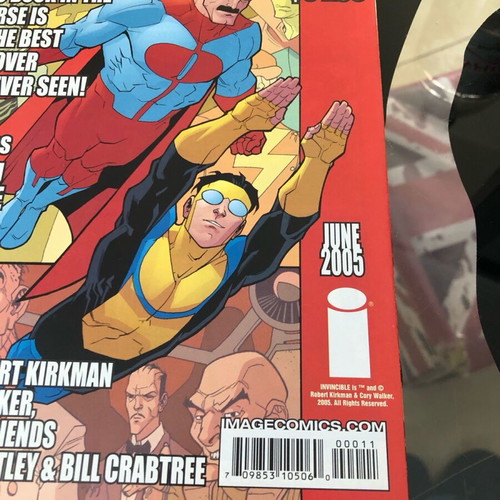 Invincible 0 comic new, Kirkman Ottley, rare Amazon Prime TV series