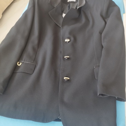 Vintage Veto women's black tailored suit set XL like new
