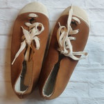 Zara leather children's ballerina shoes size 31 like new