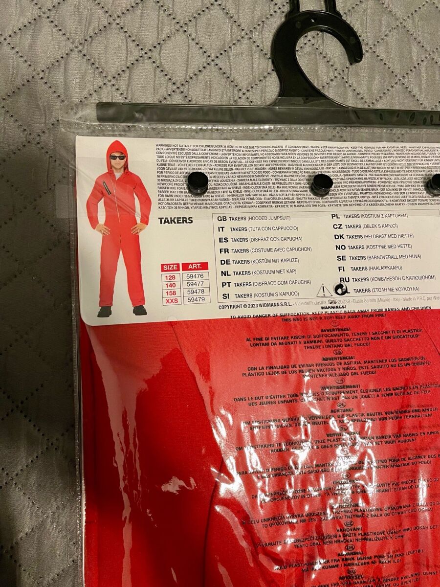 Squid Game costume for 11-13 years with… - € 15,00 - Vendora.cy