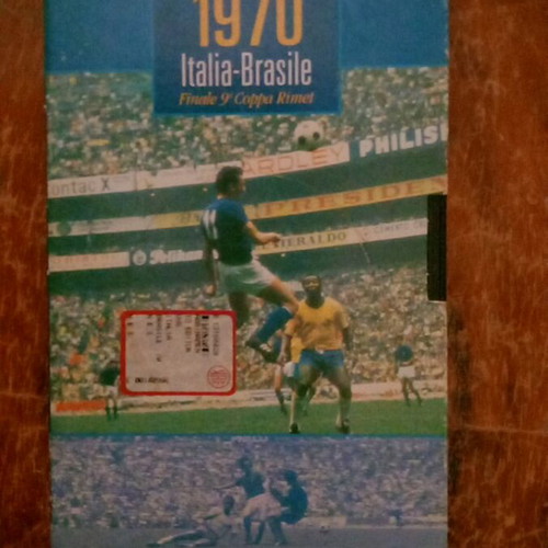 1970 Italia - Brasile video cassette like new, authentic
