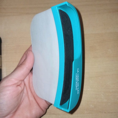 Mobile phone sunshade made of pvc in blue color new