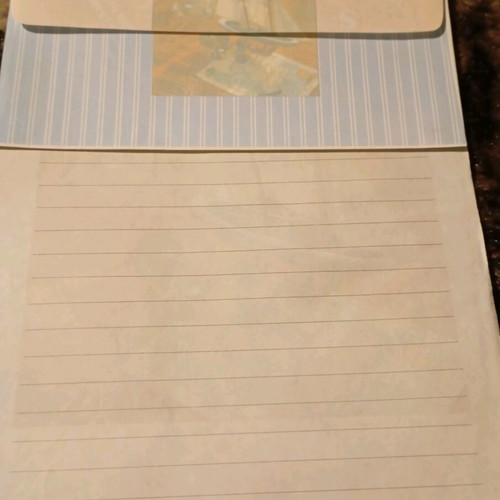 Correspondence used, 4 sets with sheets and envelopes