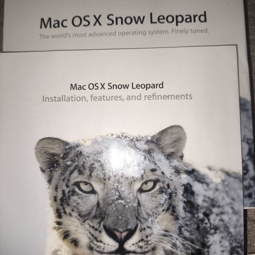 Apple macOS Snow Leopard installation CD