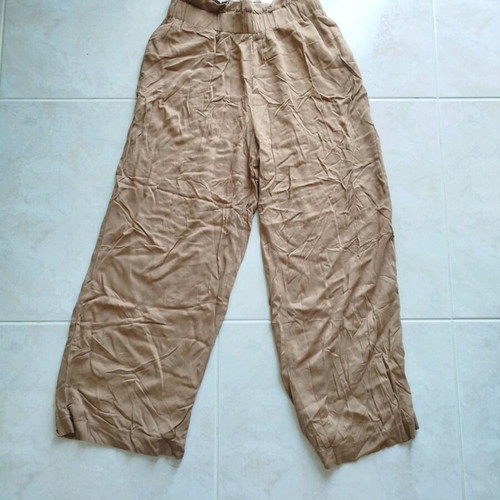 Only pants S size like new, light brown with elastic waist