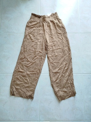 Only pants S size like new, light brown with elastic waist