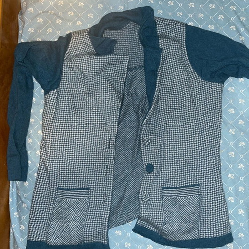 Blue cardigan new size M 38 10
