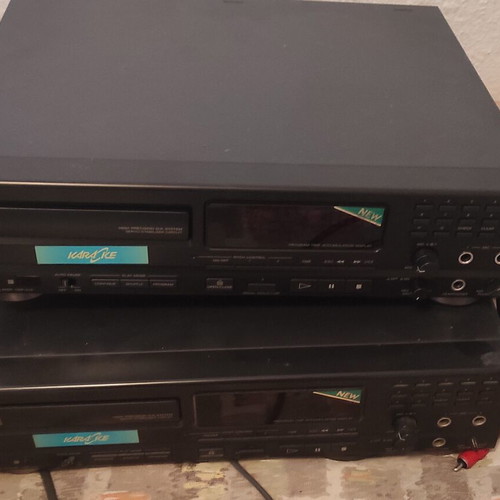 CDP-K1A vintage CD players with karaoke function, used, pack of two